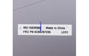 Lenovo 5CB0Z97235 COVER LCD Cover L 82FX _MLR GREY