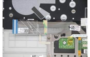 Lenovo 5CB1A13542 C-Abdeckung mit Tastatur, Französisch, Silbern, Hintergrundbeleuchtung, Fingerabdruck