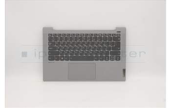 Lenovo 5CB1A13719 C-Cover with keyboard, Hebrew, Silver, Backlight, Fingerprint