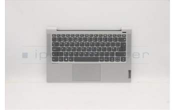 Lenovo 5CB1A13812 C-Cover with keyboard,UK English,Silver,Non_Backlight,FingerPrint