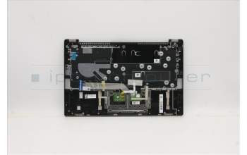 Lenovo 5CB1A13812 C-Cover with keyboard,UK English,Silver,Non_Backlight,FingerPrint