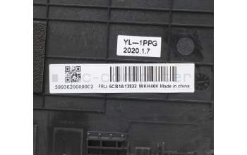 Lenovo 5CB1A13822 C-Cover with keyboard,Italian,Black,Backlight,FingerPrint