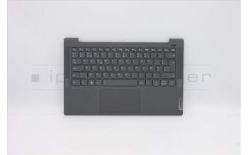 Lenovo 5CB1A14055 C-Abdeckung mit Tastatur, Belgisch, Schwarz, Hintergrundbeleuchtung, Fingerabdruck