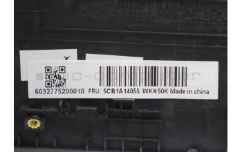 Lenovo 5CB1A14055 C-Abdeckung mit Tastatur, Belgisch, Schwarz, Hintergrundbeleuchtung, Fingerabdruck