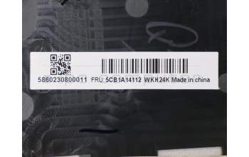 Lenovo 5CB1A14112 COVER Upper C81YM AL_BLK FP BLKB_GER