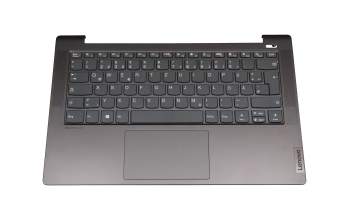 5CB1A14134 original Lenovo keyboard incl. topcase DE (german) grey/grey