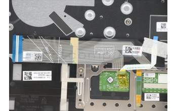 Lenovo 5CB1A14165 C-Cover with keyboard, French, Black, Backlight, Fingerprint, US