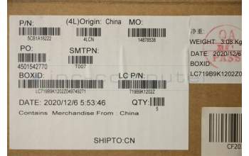 Lenovo 5CB1A16222 COVER Upper Case ASM_UKE L82BH SG