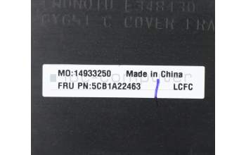 Lenovo COVER Upper Case ASM_EURO ENGL82BJSG for Lenovo Yoga 7-15ITL5 (82BJ)