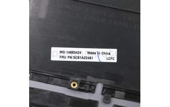 Lenovo 5CB1A22481 C-Cover with keyboard,Switzerland,Storm Grey