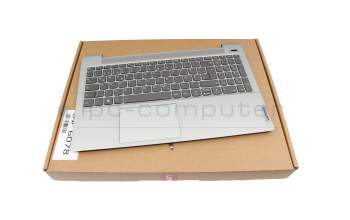 5CB1A24863 original Lenovo keyboard incl. topcase DE (german) anthracite/silver with backlight fingerprint