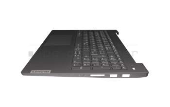 5CB1A24895 original Lenovo keyboard incl. topcase DE (german) grey/grey with backlight (USB-C charging port)