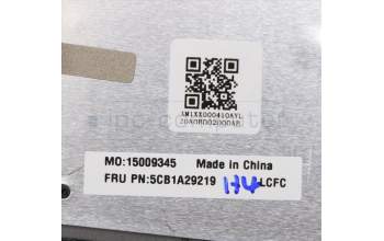 Lenovo 5CB1A29219 COVER UpperCaseASMEUROENGL81YQBLFPGGML