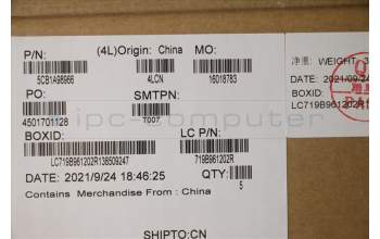 Lenovo 5CB1A98966 COVER Upper Case ASM_FRAL81YQNBLNFPPGML