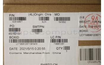 Lenovo 5CB1A98977 COVER UpperCaseASMLASPAL81YQNBLNFPPGML