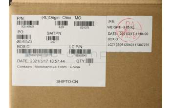 Lenovo 5CB1A99628 COVER Upper Case ASM_PORL81YQNBLNFPGGML