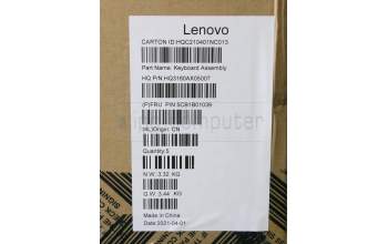 Lenovo 5CB1B01039 COVER Upper Case ASM_UKE H 82CU_LIG_SR