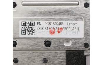 Lenovo 5CB1B02466 C-Cover with keyboard, Italian, Mineral Grey, Backlight