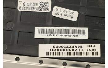 Lenovo 5CB1B02811 COVER Upper Case ASM_CZ-SK Q82A3 GY
