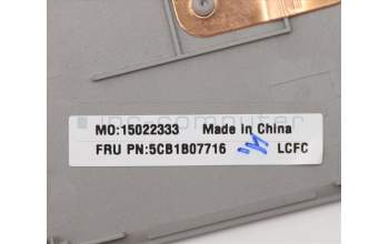 Lenovo 5CB1B07716 COVER Upper Case ASM_UKR L20V3 MGRBL