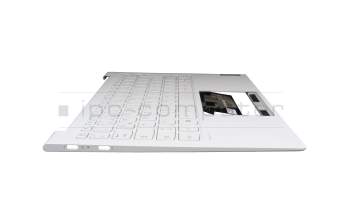 5CB1B07997 original Lenovo keyboard incl. topcase DE (german) white/white with backlight