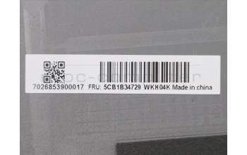 Lenovo 5CB1B34729 COVER Upper Case ASM_HIN C 20VD HDMGNBL