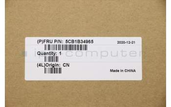 Lenovo 5CB1B34965 COVER UpperCaseASM_POR C20VE MGBL