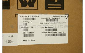 Lenovo 5CB1B35007 COVER UpperCaseASM_FRA C20VE HD MGBL