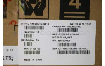 Lenovo 5CB1B35019 COVER UpperCaseASM_UKR C20VE HD MGBL