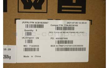 Lenovo 5CB1B35067 COVER UpperCaseASM_POR C20VE MGNBL