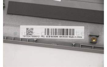 Lenovo 5CB1B35095 C-Cover with keyboard,Italian,Mineral Grey,Non_Backlight