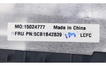 Lenovo 5CB1B42839 COVER Upper Case ASM_EURO ENGL82FGFPABBL