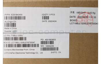 Lenovo 5CB1B43455 COVER Upper Case ASM_NORDICL82FGNFPABNBL