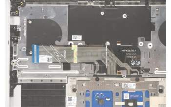 Lenovo 5CB1B43502 C-Cover with keyboard, Czech/Slovakian, Light Silver, Backlight