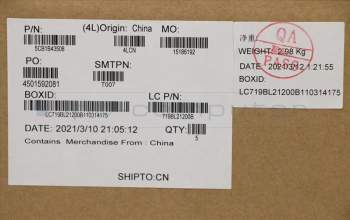 Lenovo 5CB1B43508 COVER Upper Case ASM_GER L82LA LIG_SR