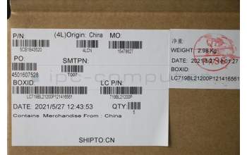 Lenovo 5CB1B43520 COVER Upper Case ASM_RUS L82LA LIG_SR