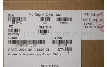 Lenovo 5CB1B60433 COVER UpperCaseASM_EURO ENGL82H8FPABBL