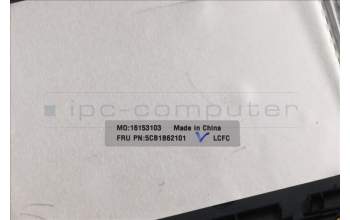 Lenovo 5CB1B62101 COVER Upper Case ASM_SPAL82H8FPABNBL