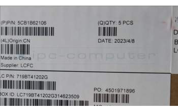 Lenovo 5CB1B62106 COVER UpperCaseASM_FRA/ENGL82H8FPABNBL