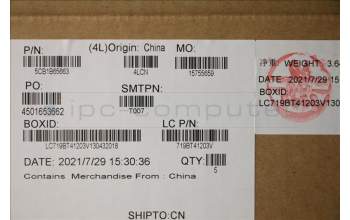 Lenovo 5CB1B65663 COVER Upper Case ASM_ITAL82H8FPAGNBL