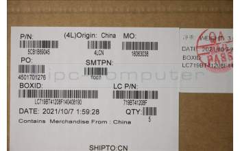 Lenovo 5CB1B69045 COVER Upper Case ASM_FRAL82H8FPSDNBL