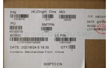 Lenovo 5CB1B69148 COVER Upper Case ASM_SWSL82H8NFPAGBL