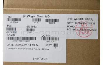 Lenovo 5CB1B69242 COVER UpperCaseASM_NORDICL82H8NFPAGNBL