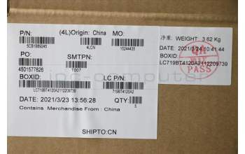 Lenovo 5CB1B69245 COVER Upper CaseASM_SLVL82H8NFPAGNBL