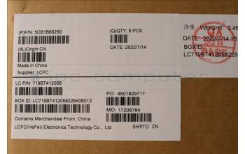 Lenovo 5CB1B69290 COVER Upper CaseASM_PORL82H8NFPGBNBL