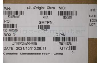 Lenovo 5CB1B84507 COVER Upper Case ASM_GERL82H8NFPSDBL