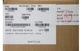 Lenovo 5CB1B84519 COVER Upper Case ASM_SLVL82H8NFPSDBL