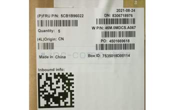 Lenovo 5CB1B96022 COVER Upper Case ASM_SWS W 82HV PG