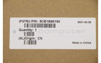 Lenovo 5CB1B96190 COVER Upper Case ASM_GER W 82HV FP BL PG