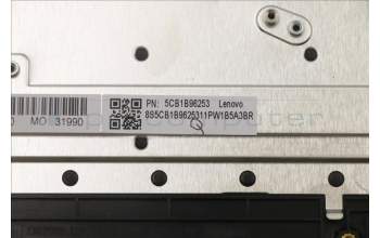 Lenovo 5CB1B96253 COVER Upper Case ASM_GER W 82HV BL GY